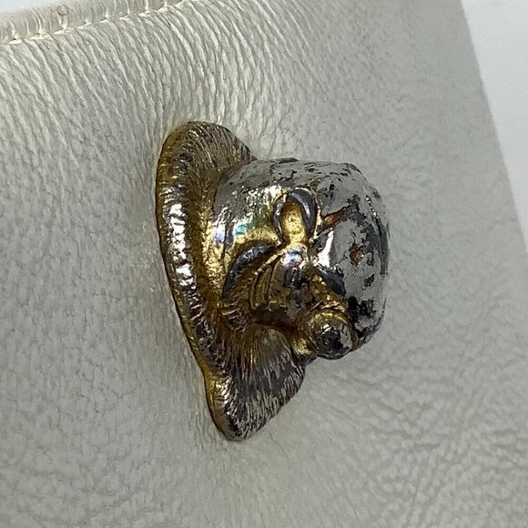 Vintage Ruth Saltz purse cream leather lion head chain handbag - Picture 12 of 12